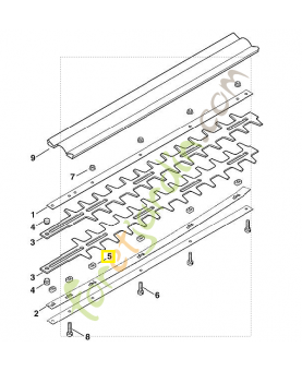 Pièces coulissantes 4226-648-6700 stihl. Pièce de rechange Sithl / Vicking