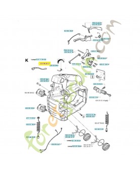 Tuyau 503842601. Pièce de rechange Husqvarna