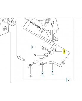Tube 513728501. Pièce de rechange Husqvarna
