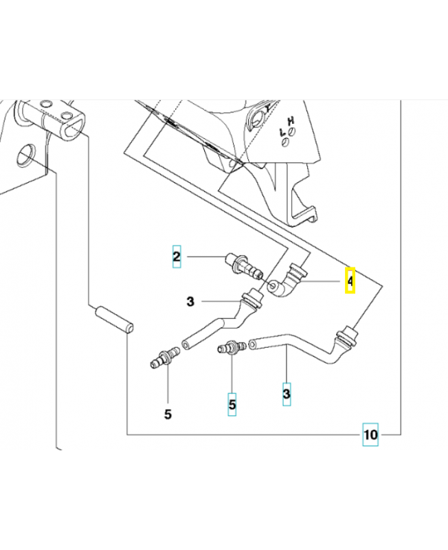 Tube 513728501. Pièce de rechange Husqvarna Tube 513728501. Pièce de rechange Husqvarna