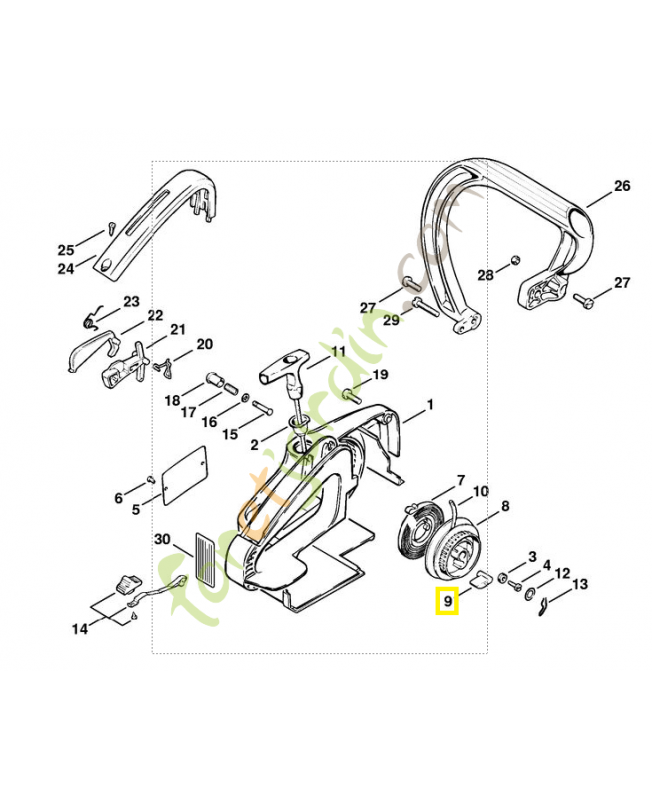 Cliquet 1125-195-7200. Pièce détachée Stihl / Vicking