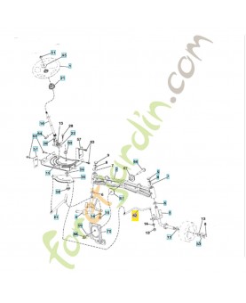 Barre d'accouplement droite 532194741 husqvarna