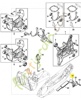 Levier de serrage 4224-664-2100. Pièce de rechange Sithl / Vicking