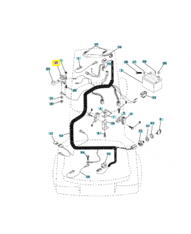 Solénoïde 532146154. Pièce de rechange Husqvarna