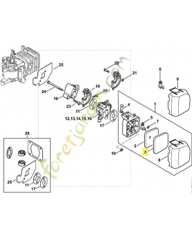 Prefiltre 4228-124-1500 STIHL