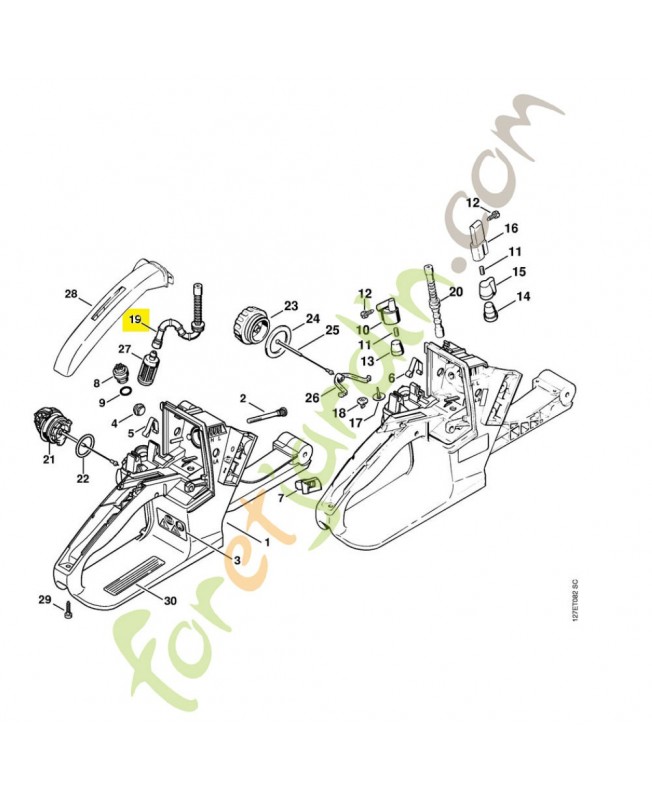 Tuyau  1121-358-7700. Pièce détachée Stihl / Vicking