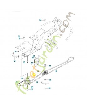 COURROIE 589530401. Pièce de rechange Husqvarna