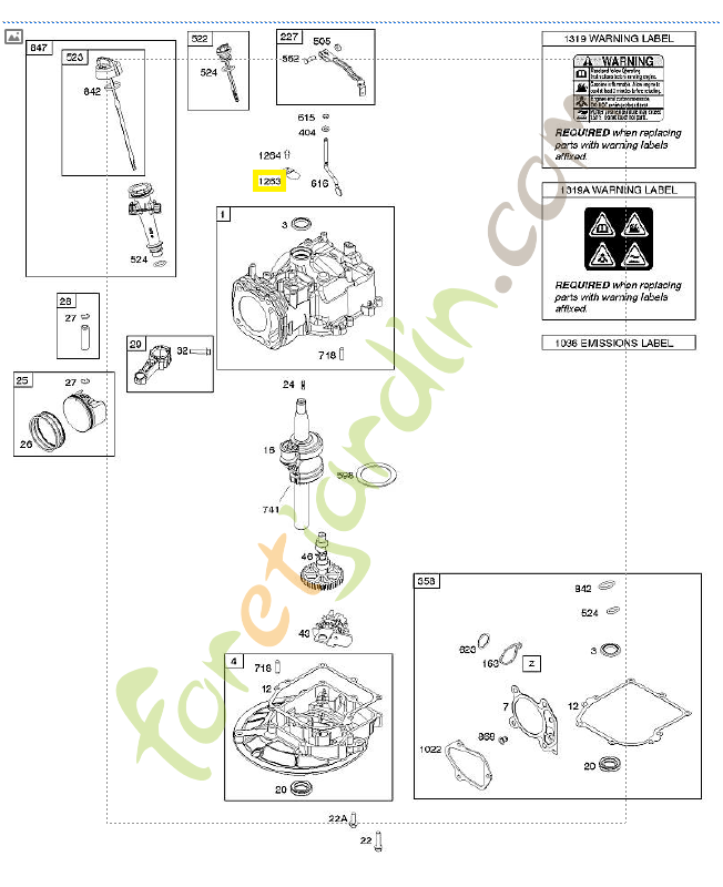697124 Languette reniflard 0003-000-1518