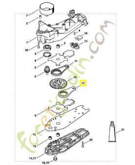 Bielle 4237-640-6801. Pièce de rechange Sithl