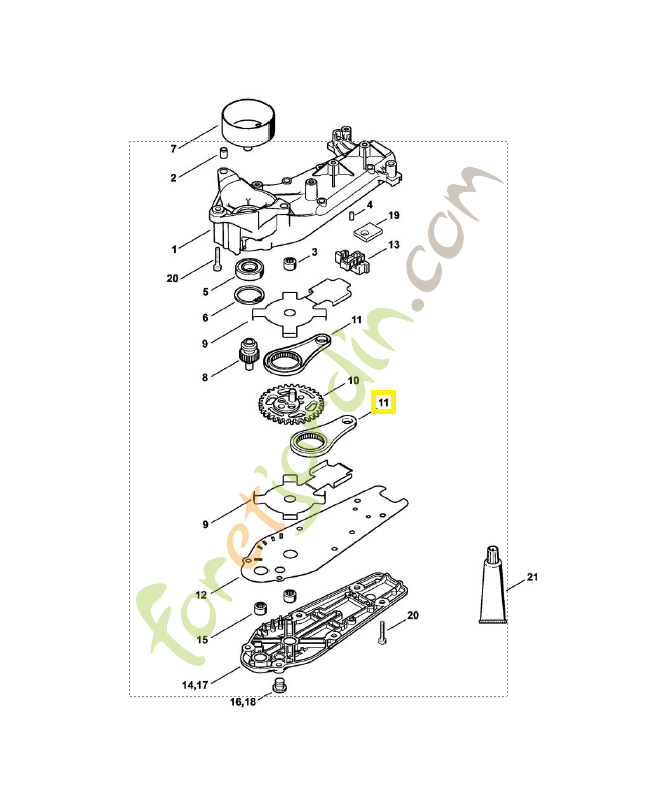 Bielle 4237-640-6801. Pièce de rechange Sithl