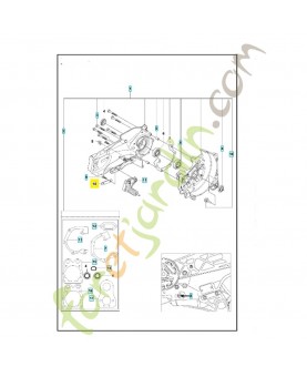 Plaque 522474801. Pièce détachée Husqvarna