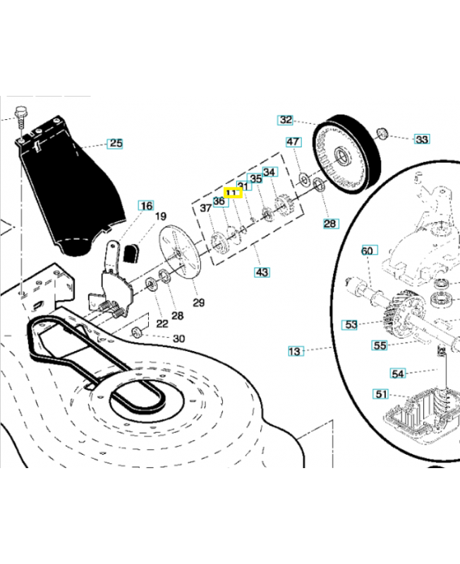 Ressort 532188291 husqvarna