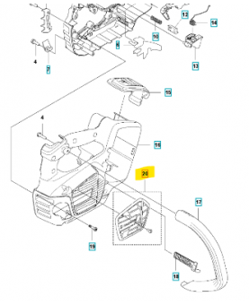Cover Kit Air Filter T540Ixp
