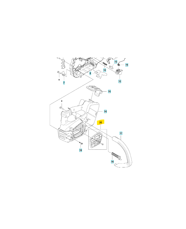 Cover Kit Air Filter T540Ixp