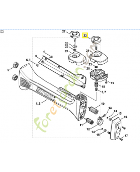 Vis a garrot 4147-790-7503. Pièce détachée Stihl / Vicking