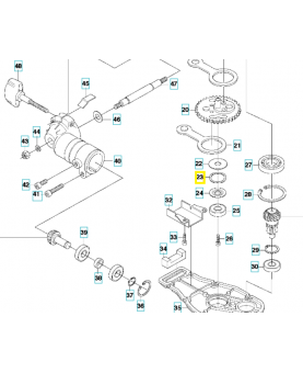 Rondelle 503230302. Pièce de rechange Husqvarna