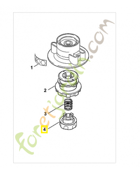 Capuchon fermeture 4006-710-4001. Pièce de rechange Sithl