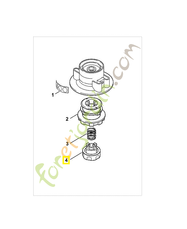 Capuchon fermeture 4006-710-4001. Pièce de rechange Sithl 