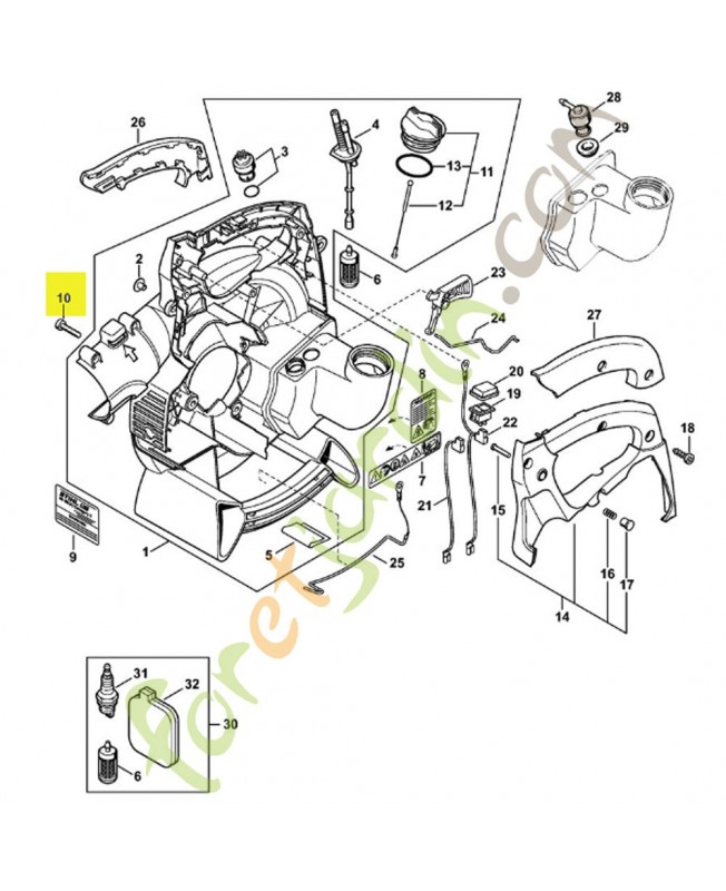 Vis cylindrique 9075-478-4159 stihl Vis cylindrique 9075-478-4159 stihl