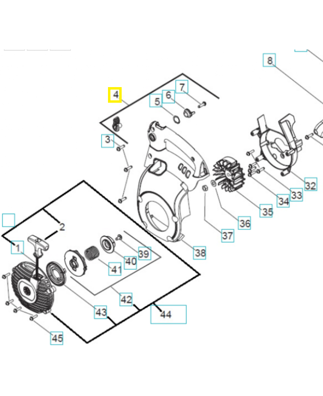 Kit  référence 545081822 husqvarna Kit  référence 545081822 husqvarna