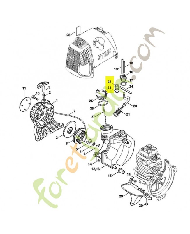Aération réservoir 0000-350-5807. Pièce de rechange Sithl / Vicking Aération réservoir 0000-350-5807. Pièce de rechange Sithl / Vicking