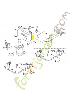 Batterie 12v-17ah 6170-400-1100. Pièce de rechange Sithl
