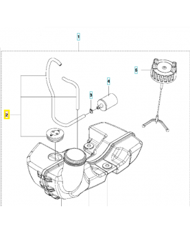 tuyau Husqvarna ref. 577509903