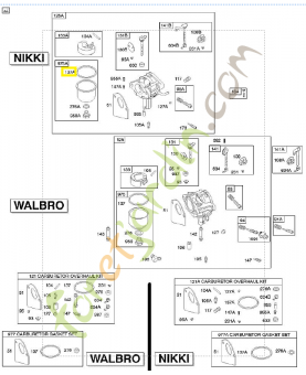 694920 Joint cuvette flotteur  Briggs & Stratton