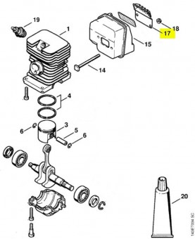 repère 17 Couvercle