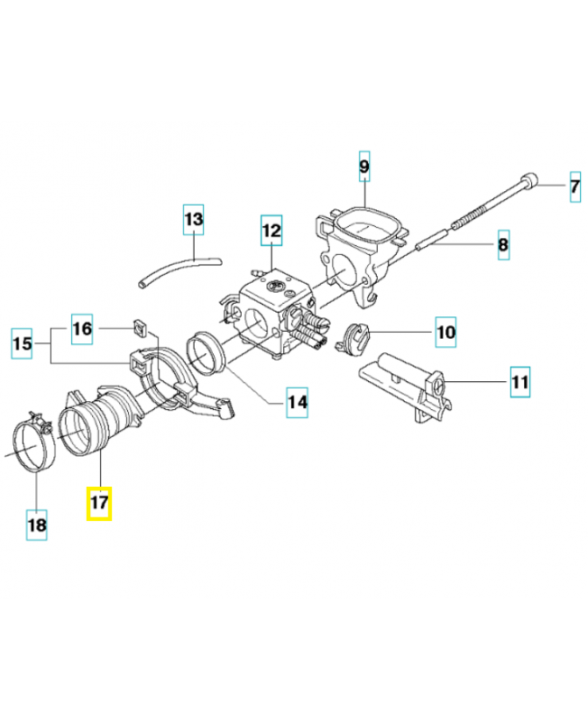 Tuyau 503964501 husqvarna