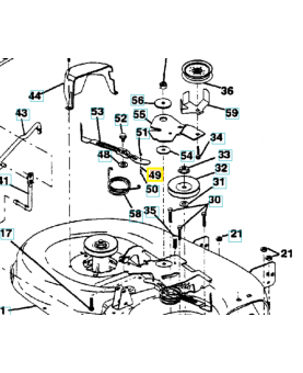 Kit support 42" 532151785 husqvarna