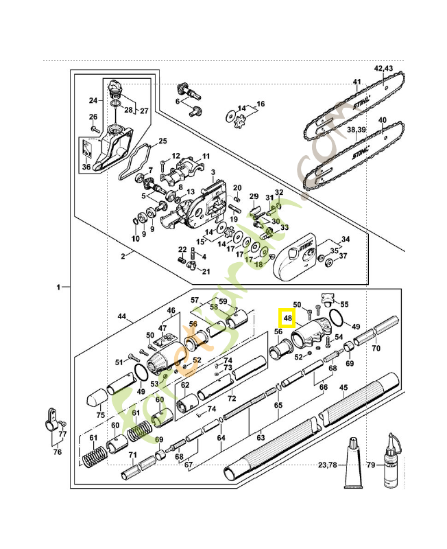 Pièce de serrage 4138-716-6500. Pièce de rechange Sithl / Vicking