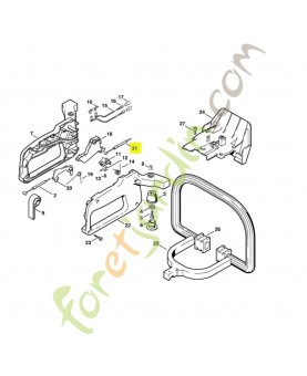 Cable commande des gaz 4226-180-1100. Pièce de rechange Sithl