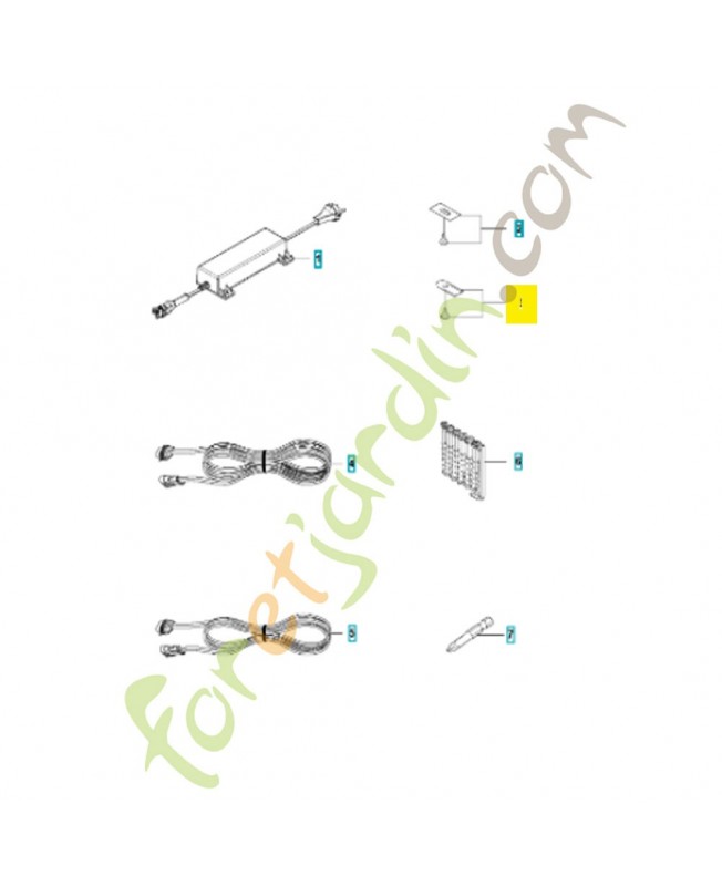 lame robot (pack x9 577864603). Pièce de rechange Husqvarna