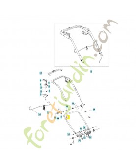 Poignée 589779501. Pièce détachée Husqvarna