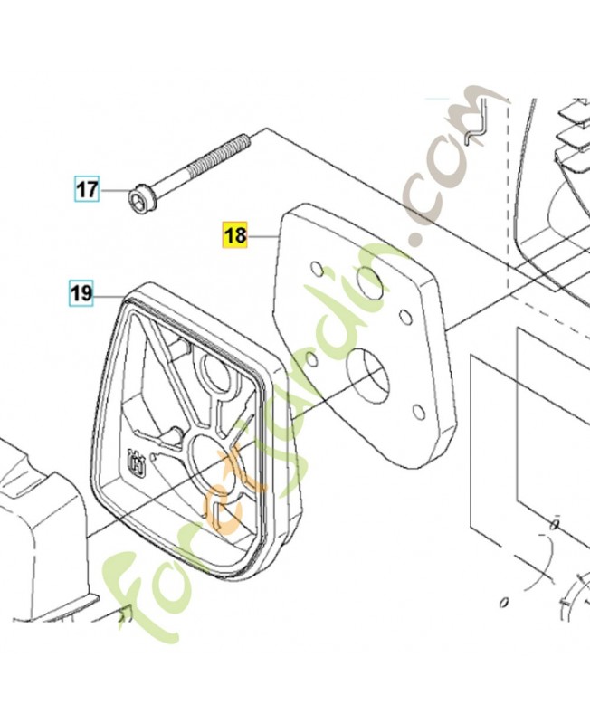 Filtre a air Husqvarna réf.537337201