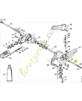 Goupille de pression 4230-711-9200. Pièce de rechange Sithl / Vicking