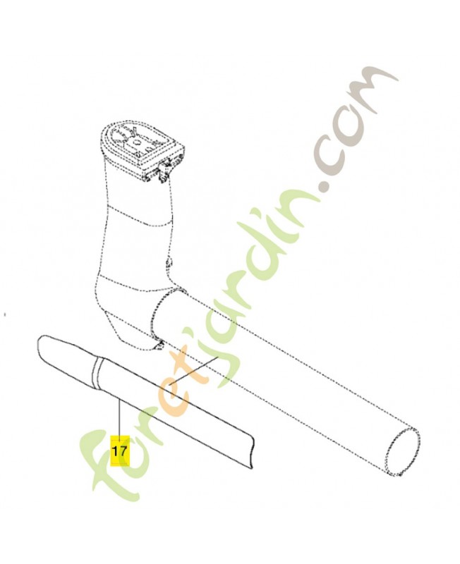 PLAQUE D USURE 501015501. Pièce détachée Husqvarna