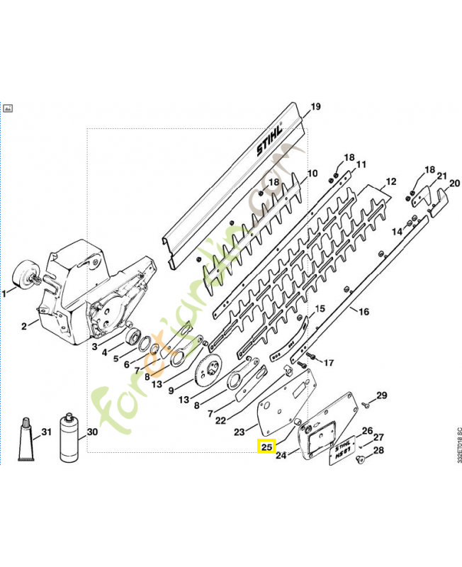 Douille 4226-642-9700. Pièce de rechange Sithl / Vicking