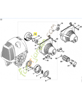 Cloche embrayage référence 4180-160-2900 stihl