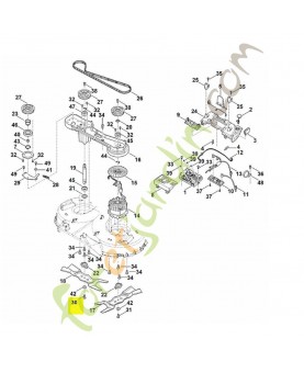 Vis à six pans m8lhx20-10.9 Vis à six pans stihl ref. 9008-348-1801
