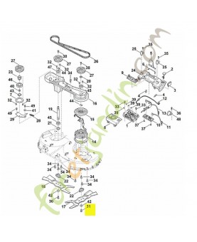 Vis à six pans din933-m8x20-10.9Vis à six pans stihl ref. 9008-348-1800