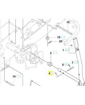 Goupille 721125930. Pièce de rechange Husqvarna