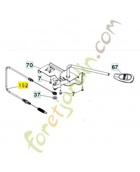 Câble 584243501. Pièce de rechange Husqvarna 
