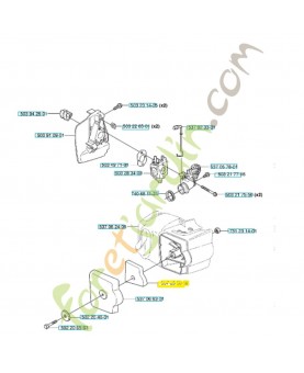Filtre a air 537255301. Pièce de rechange Husqvarna