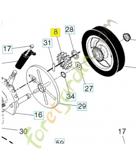 Pignon référence 532404835