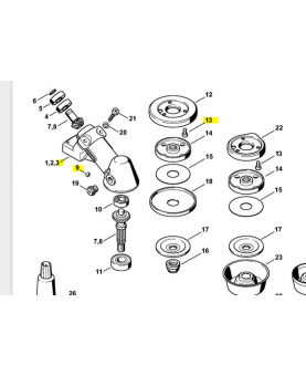 Carter reducteur Stihl ref. 4128-641-0351