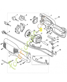 Kit balais de charbon 4809-600-2700. Pièce de rechange Sithl 
