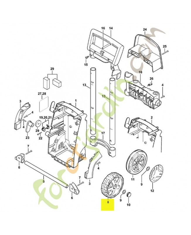 Roue re 118/128 4765-791-3601