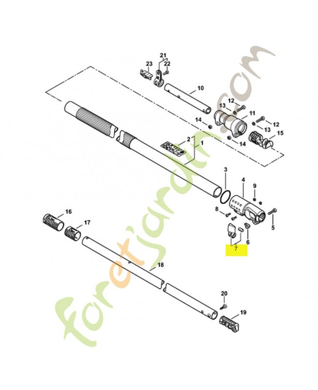 Levier de serrage Stihl ref. 4859-740-5300